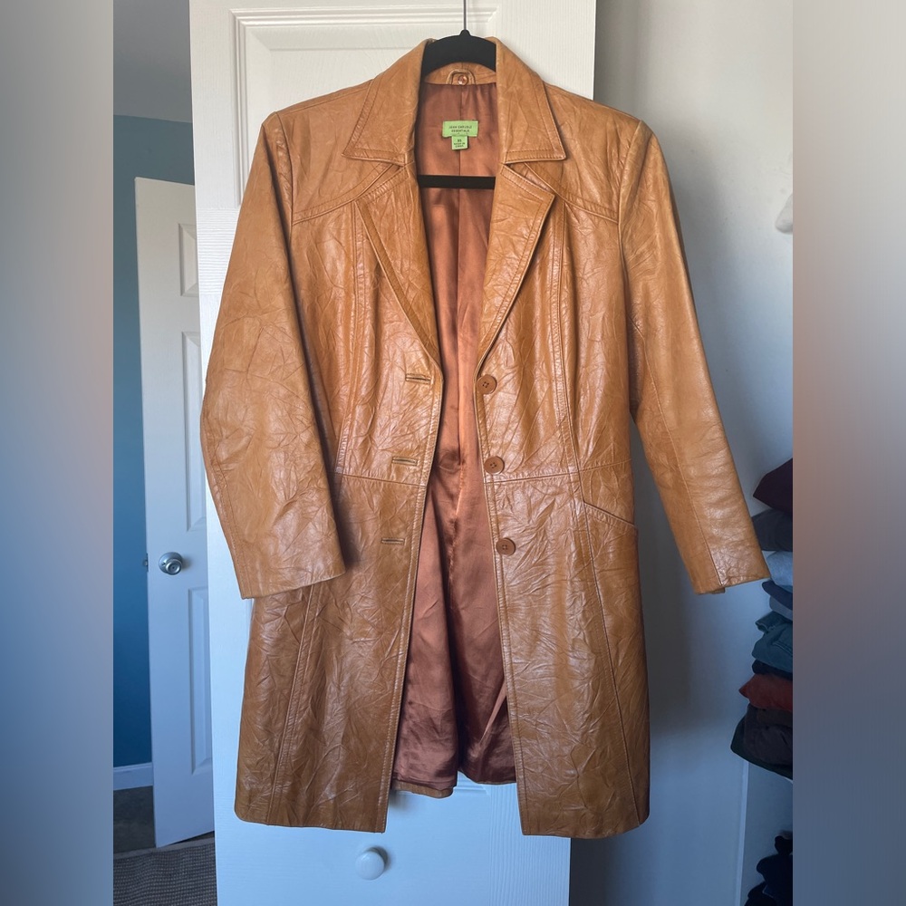 John Carlisle Vintage Leather jacket size XS